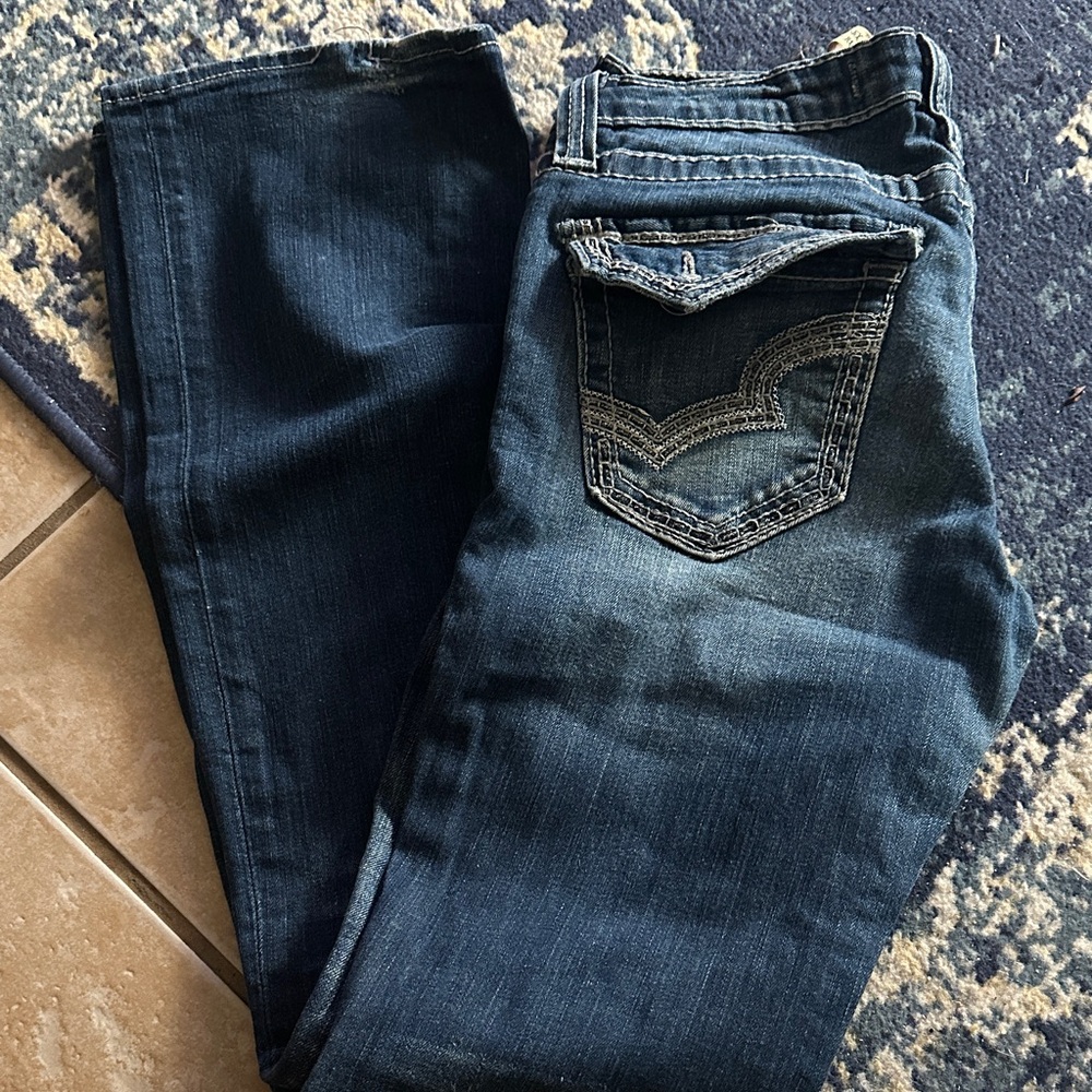Big Star Women's Boot Cut Jeans - Dark Blue
